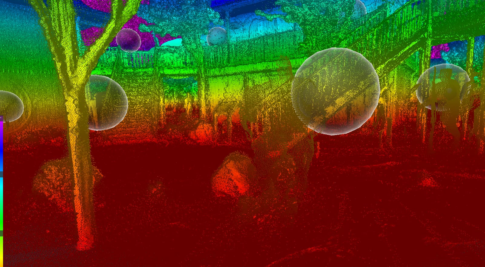 Point cloud data capture
